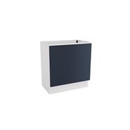 Branco/Azul Profundo