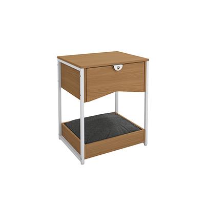 Mesa de Cabeceira 1 gaveta c/ Cama Pet