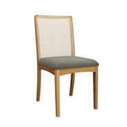 Linho Verde Malva c/ tela bege