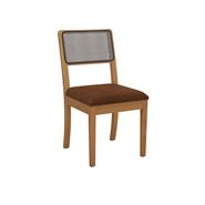 Linho Terracota c/ tela chumbo