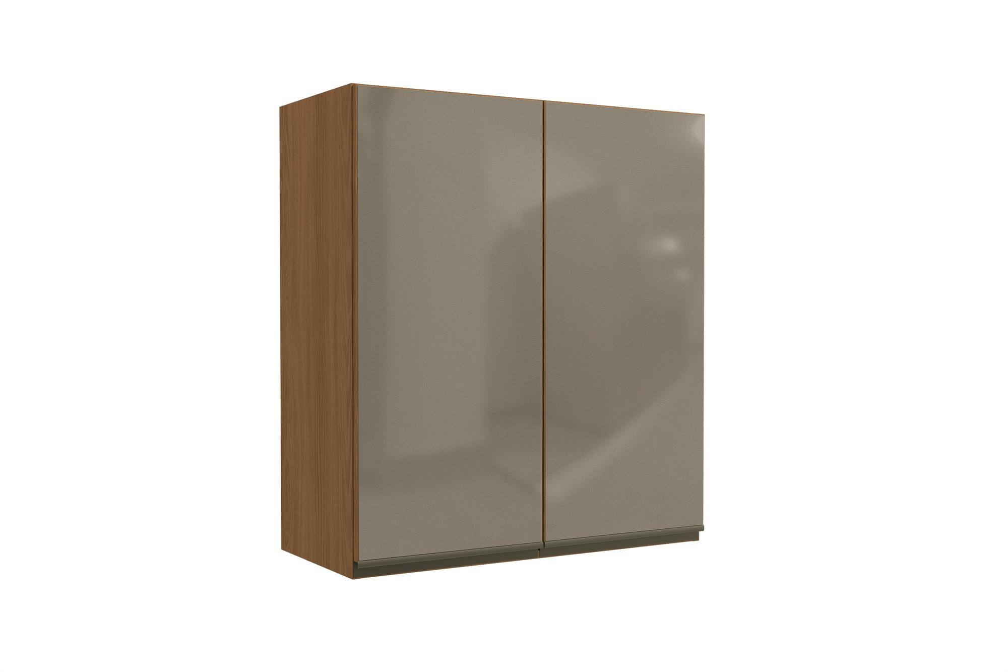 Aéreo 2 portas c/ vidro 80cm