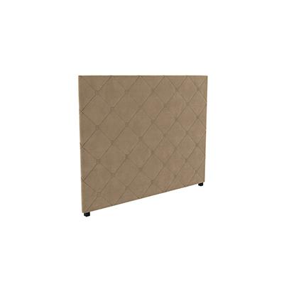 Cabeceira Veludo Bege