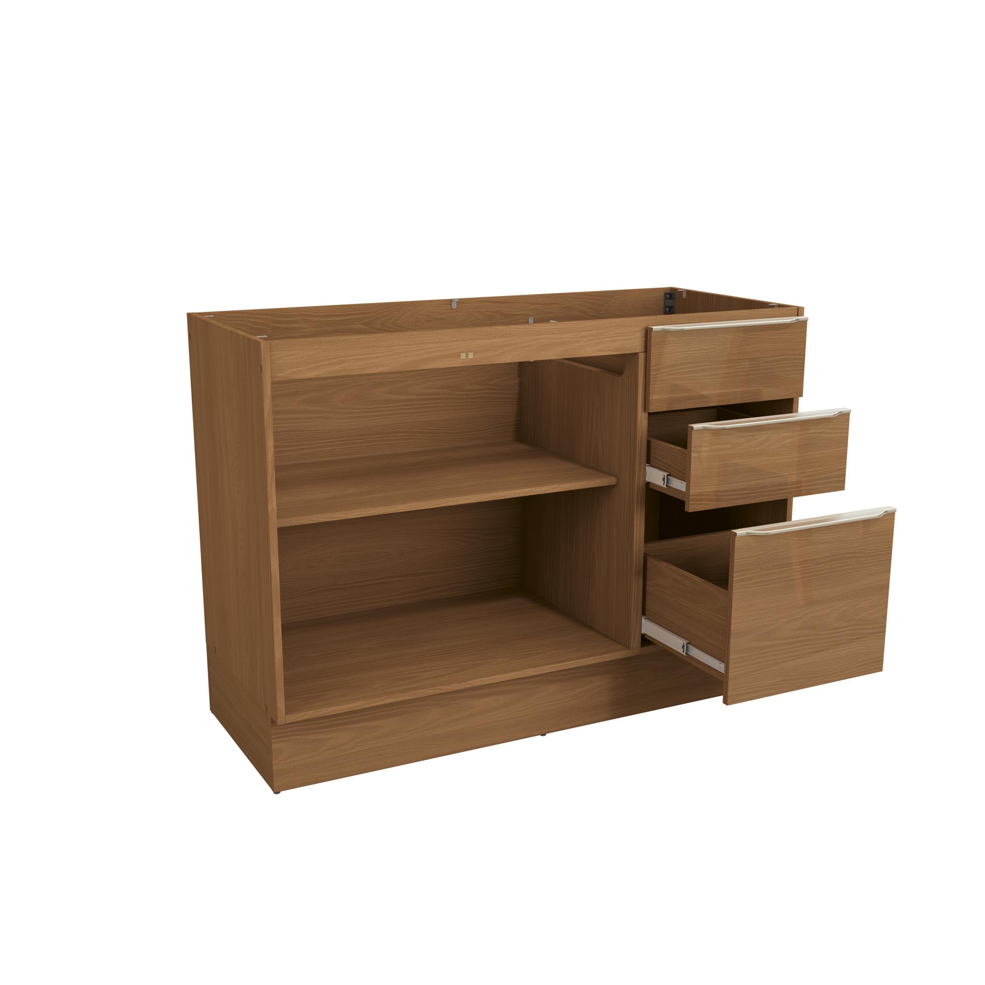 Balcão de Pia 2 portas | 3 gav 120cm