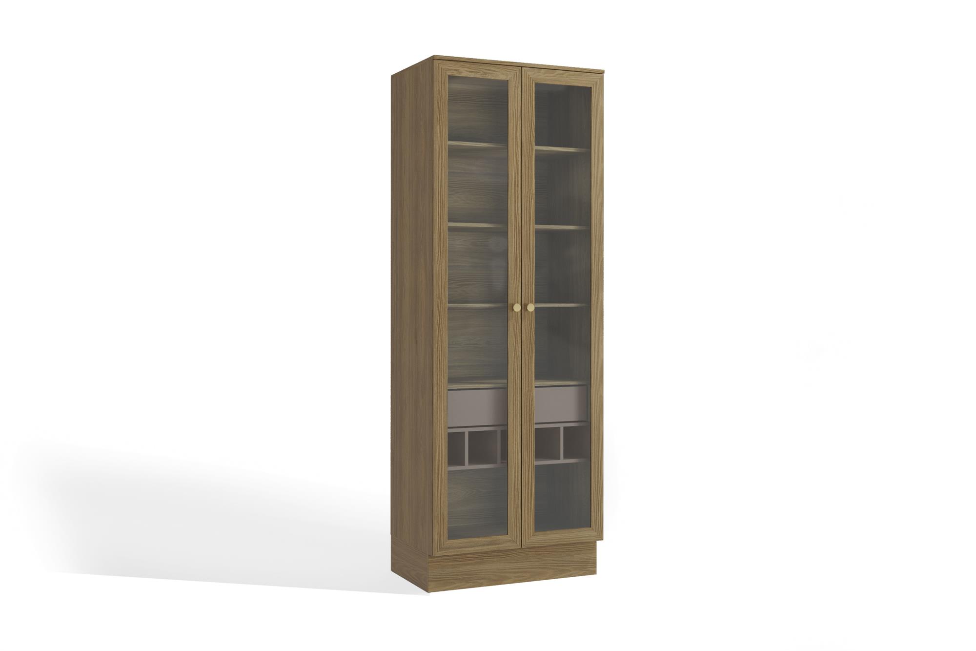 Cristaleira 2 portas | 1 gaveta