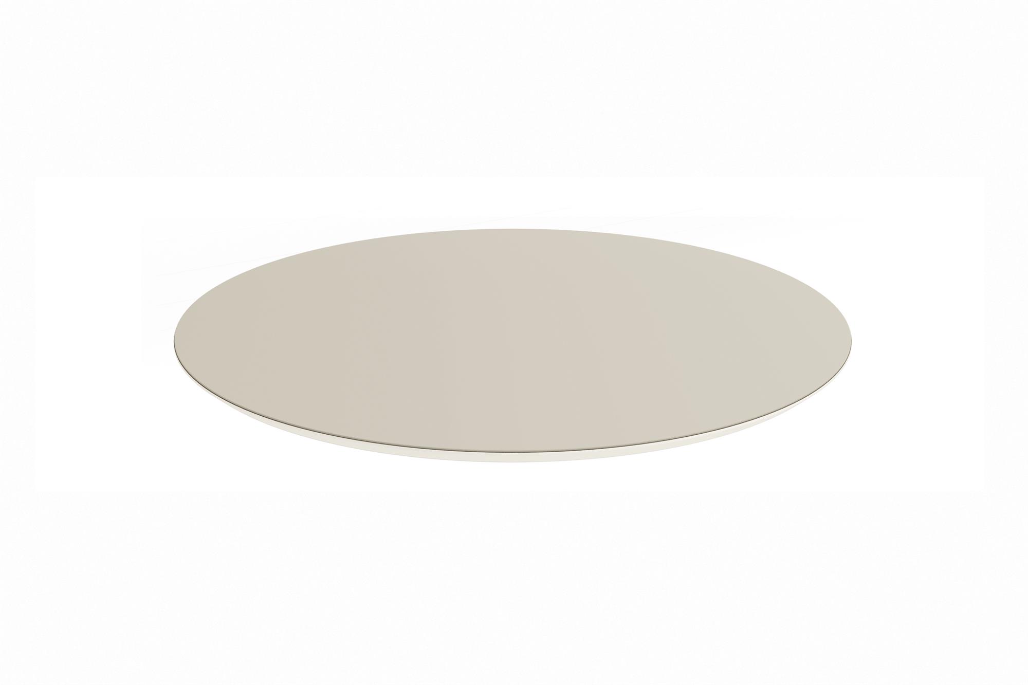 Tampo redondo com vidro