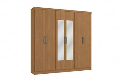 Roupeiro 6 portas | 3 gavetas | espelho