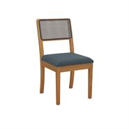 Linho Azul c/ tela chumbo