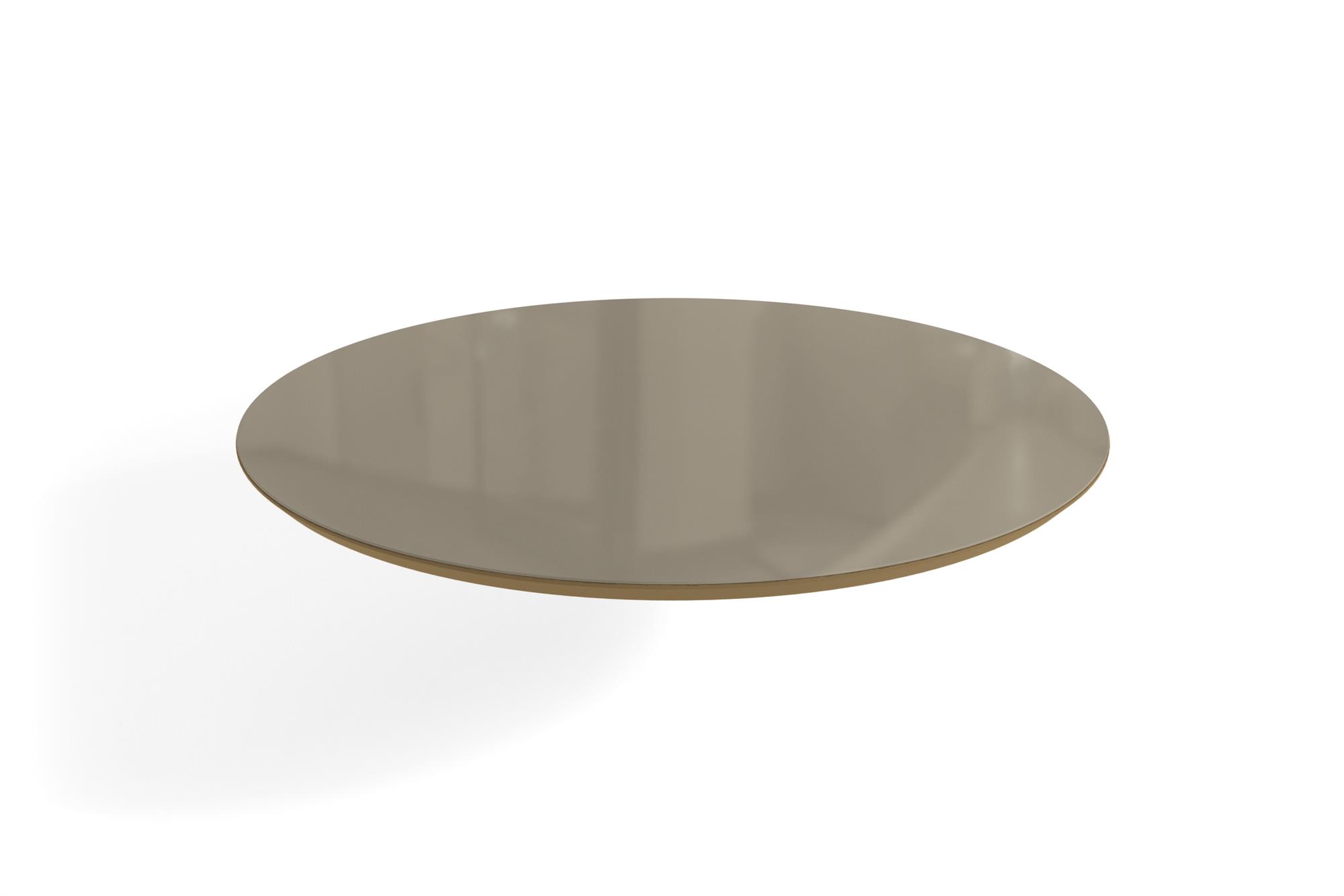 Tampo redondo c/ vidro