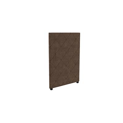 Cabeceira Veludo Marrom