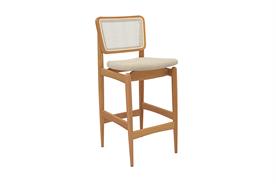 Linho mesclado areia c/ tela bege