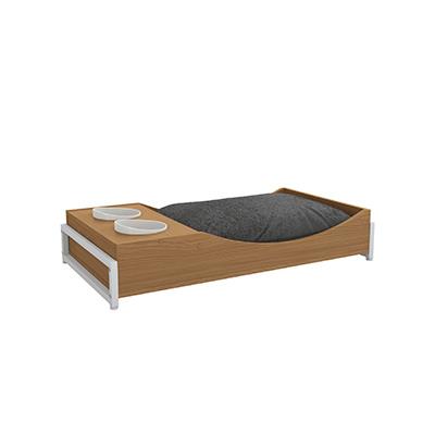 Cama Pet com Comedouro