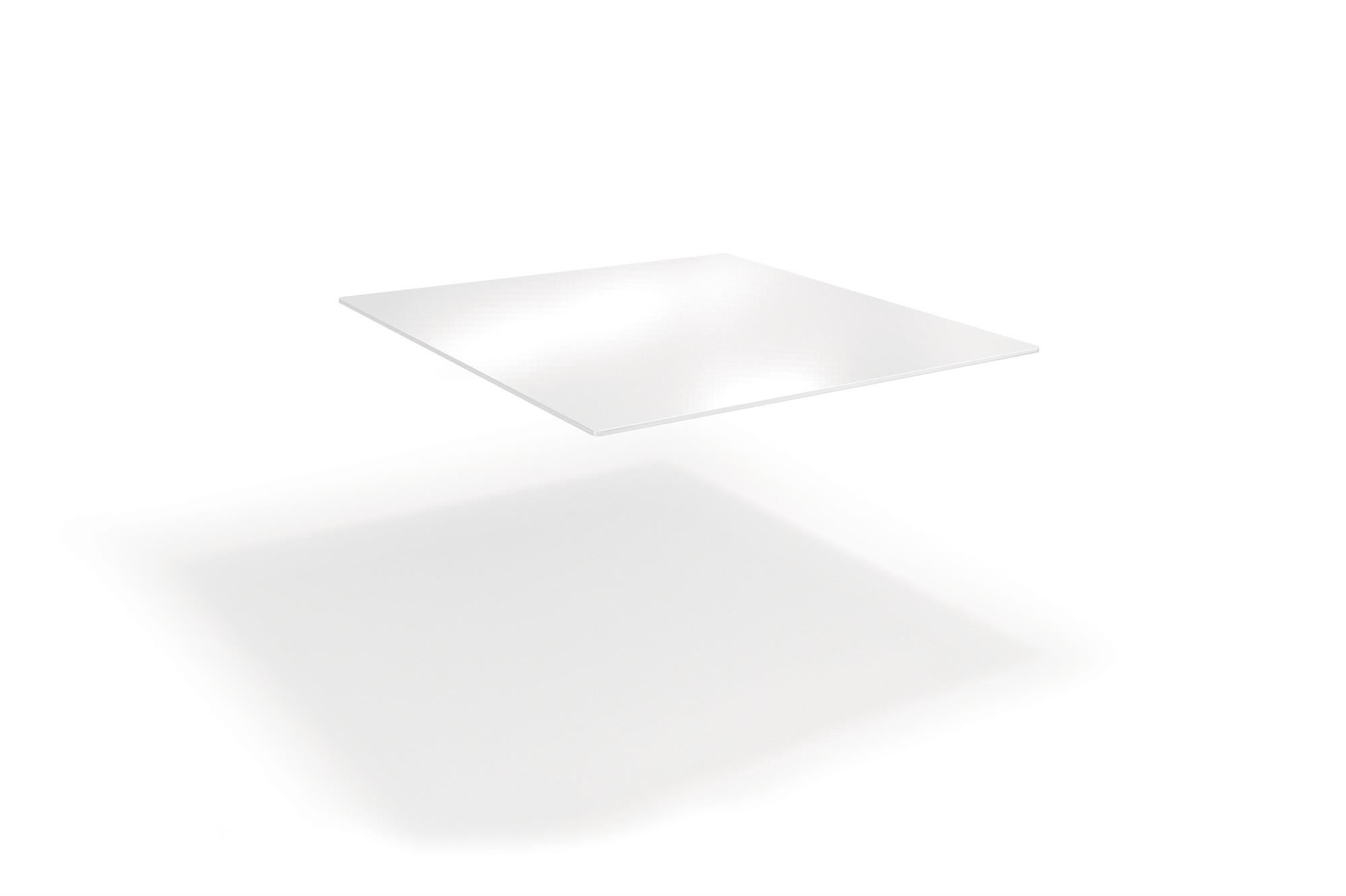 Tampo quadrado de vidro