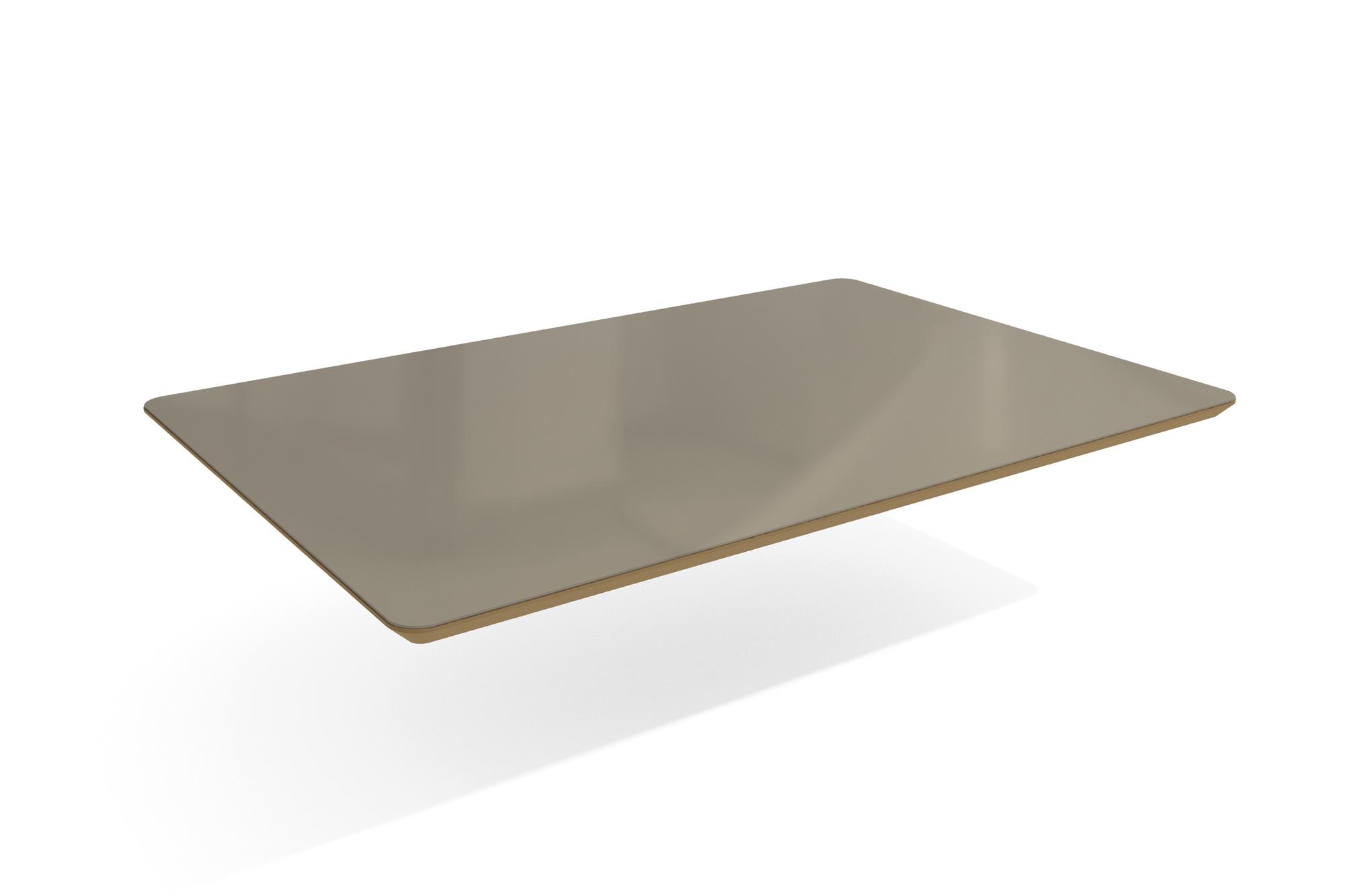 Tampo retangular c/ vidro