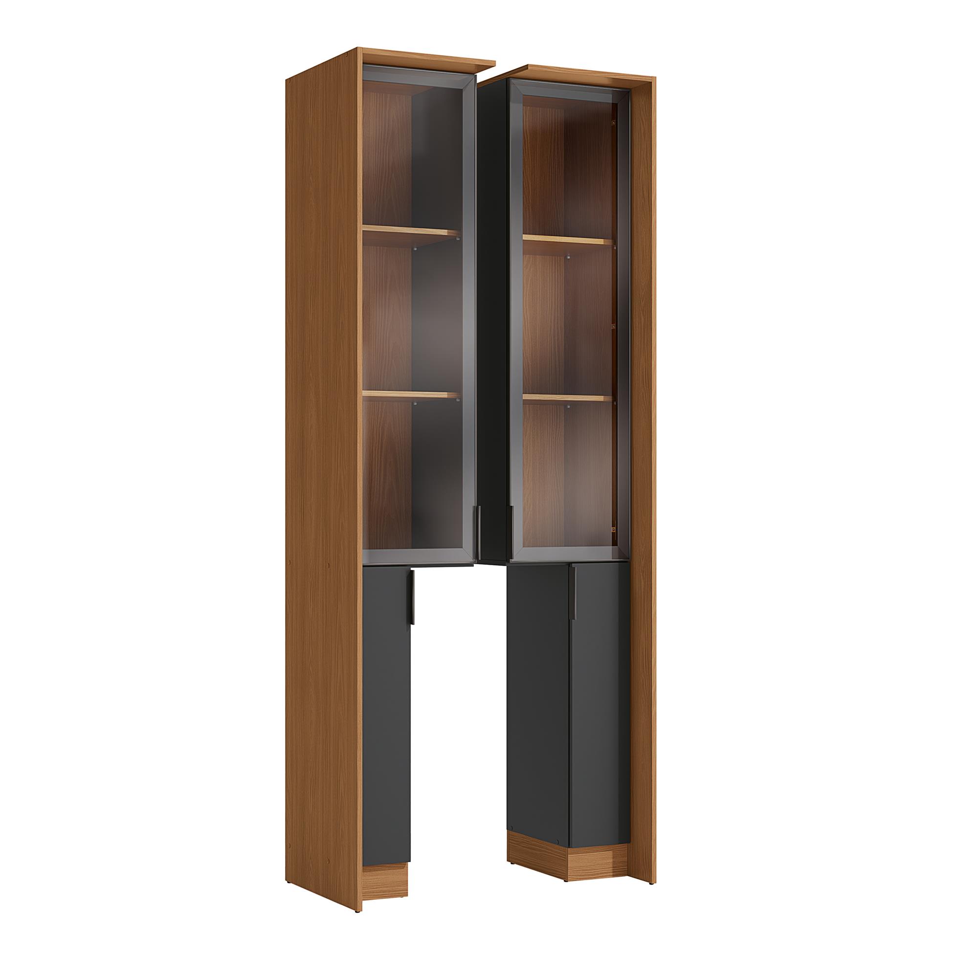 2 Torres Altas com portas de vidro